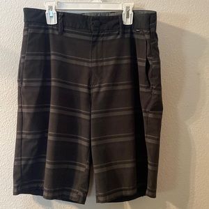 Hurley Phantom striped hybrid shorts size 30
